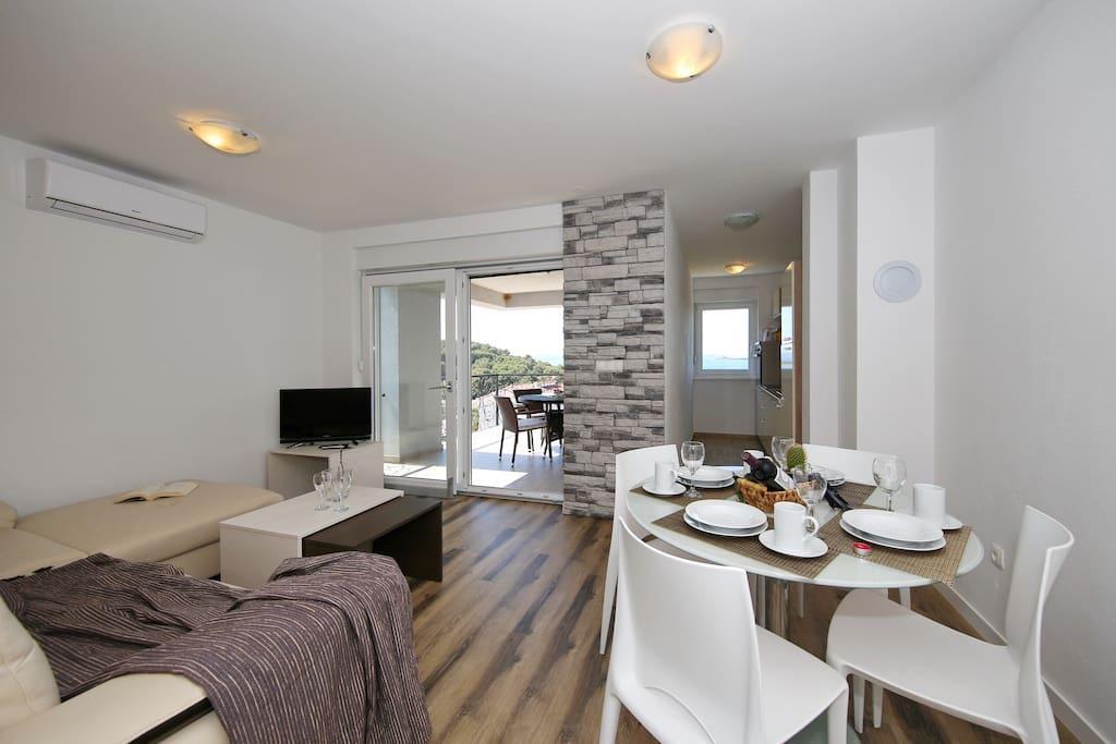 Oleandra Apartments Drage Dış mekan fotoğraf